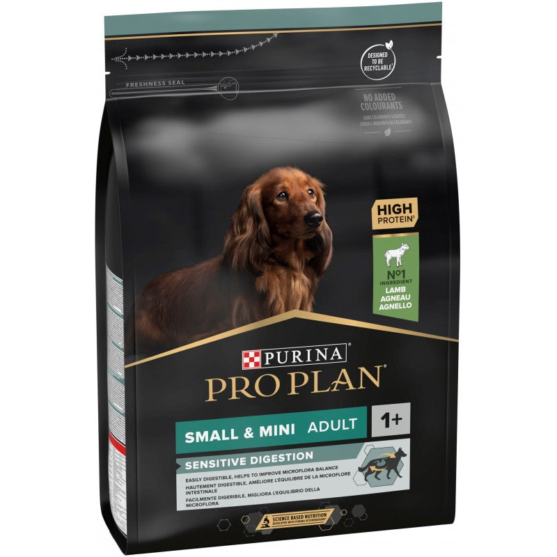 Purina Pro Plan Sensitive Digestion Small and Mini Adult, Dry Dog food with Lamb