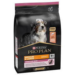 Purina Pro Plan Sensitive Skin Medium and Large Senior 7+, Dry Dog food with Salmon