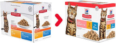 Hill's Science Plan Multipack Wet food for Adult Cats - 12pcs x 85g (Chicken x 6pcs and Turkey x 6pcs)