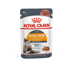 Royal Canin Feline Care Nutrition Hair & Skin Gravy