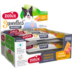 Zolux Sweeties Creamy Stick For Dog - Chicken Cheese 48pcs/Box