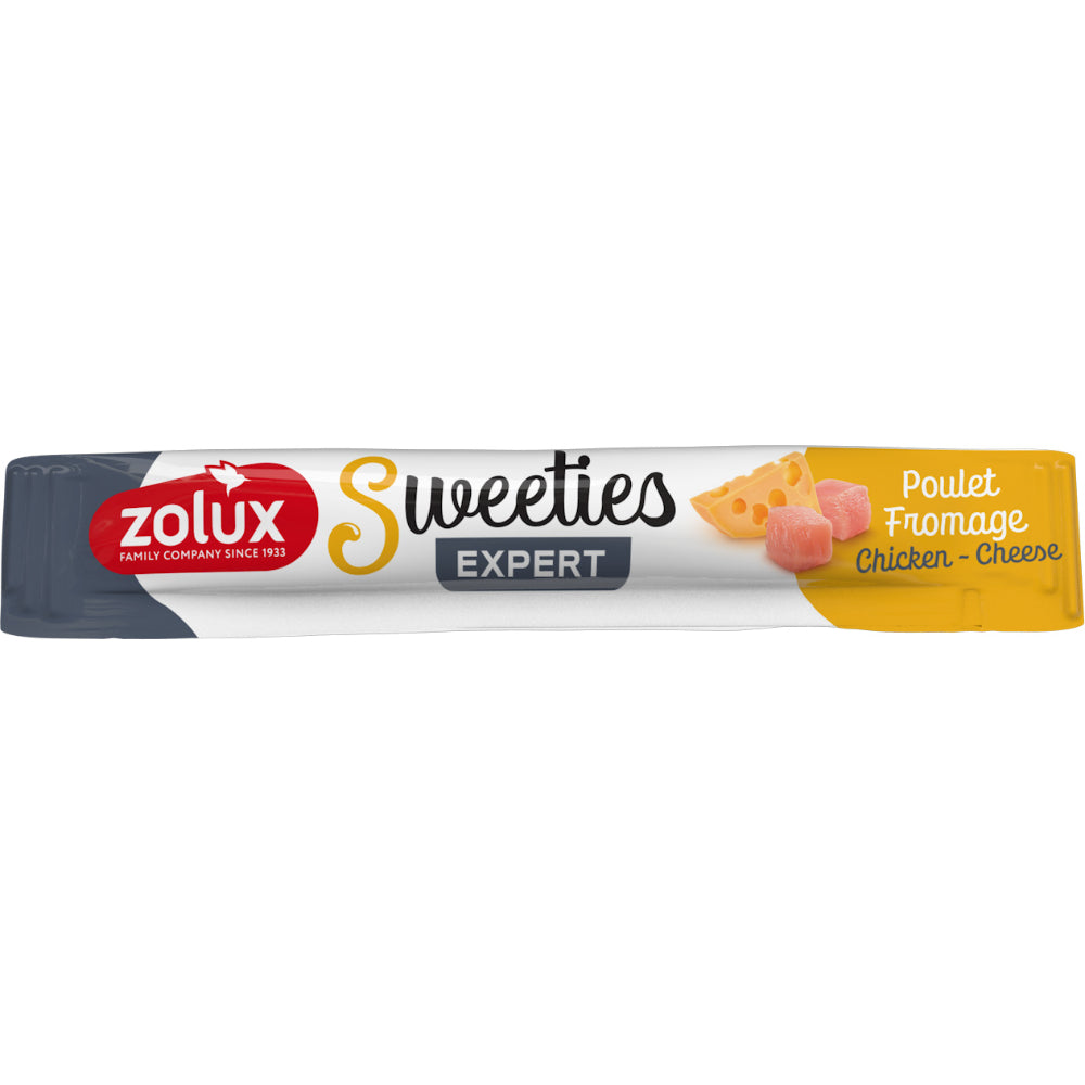 Zolux Sweeties Creamy Stick For Dog - Chicken Cheese 48pcs/Box