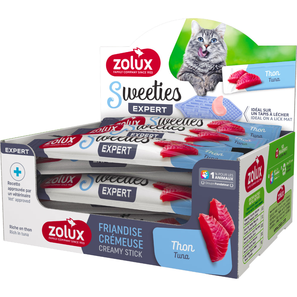 Zolux Sweeties Creamy Stick For Cat - Tuna 48pcs/Box