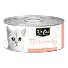 Kit Cat-Tin- Chicken & Salmon Toppers