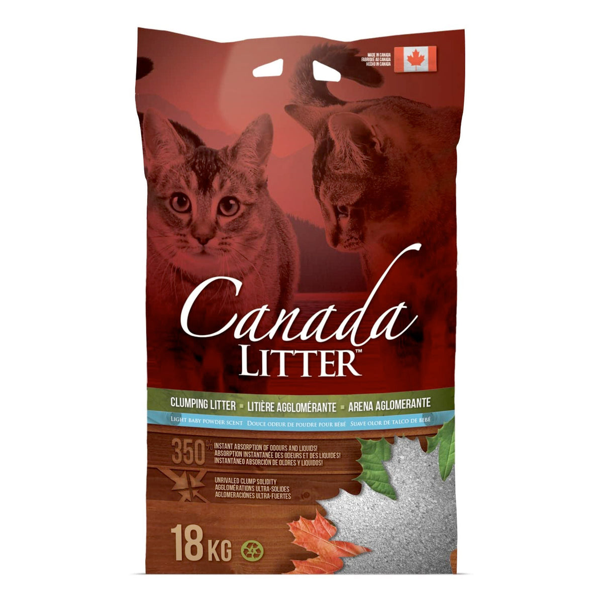 Canada Litter 18Kg - Baby Powder