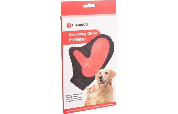 Flamingo Grooming Glove Helena