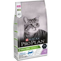 Purina Pro Plan Sterilised Longevis Senior, 7 Dry Cat Food with Turkey