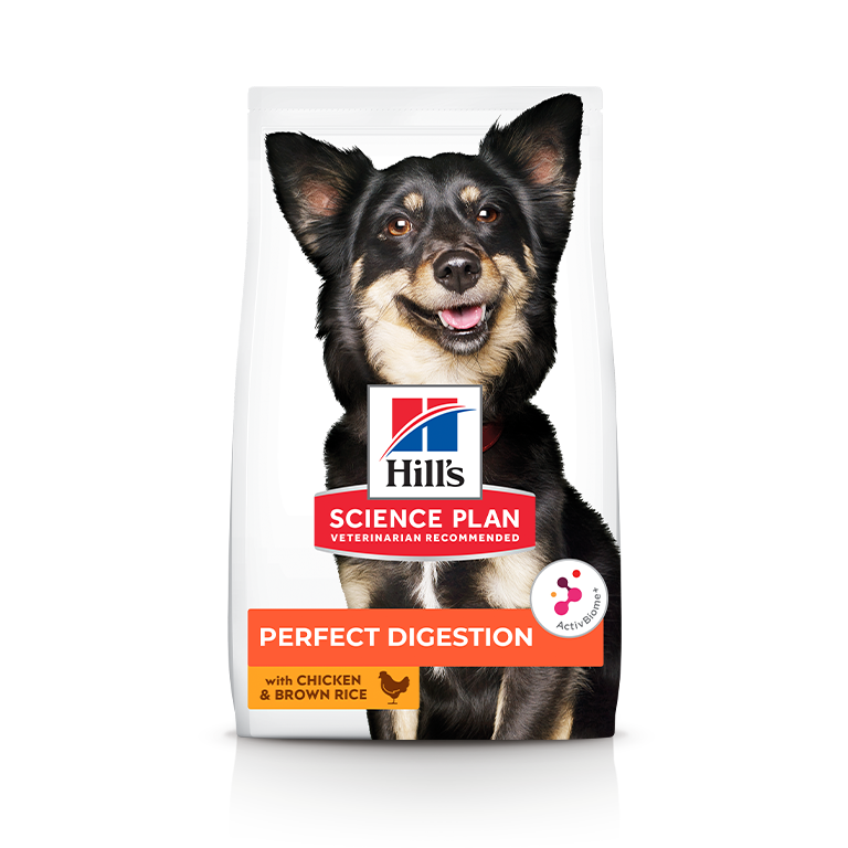 Hill's Science Plan Perfect Digestion Small & Mini Adult 1 Dog Food with Chicken & Brown Rice