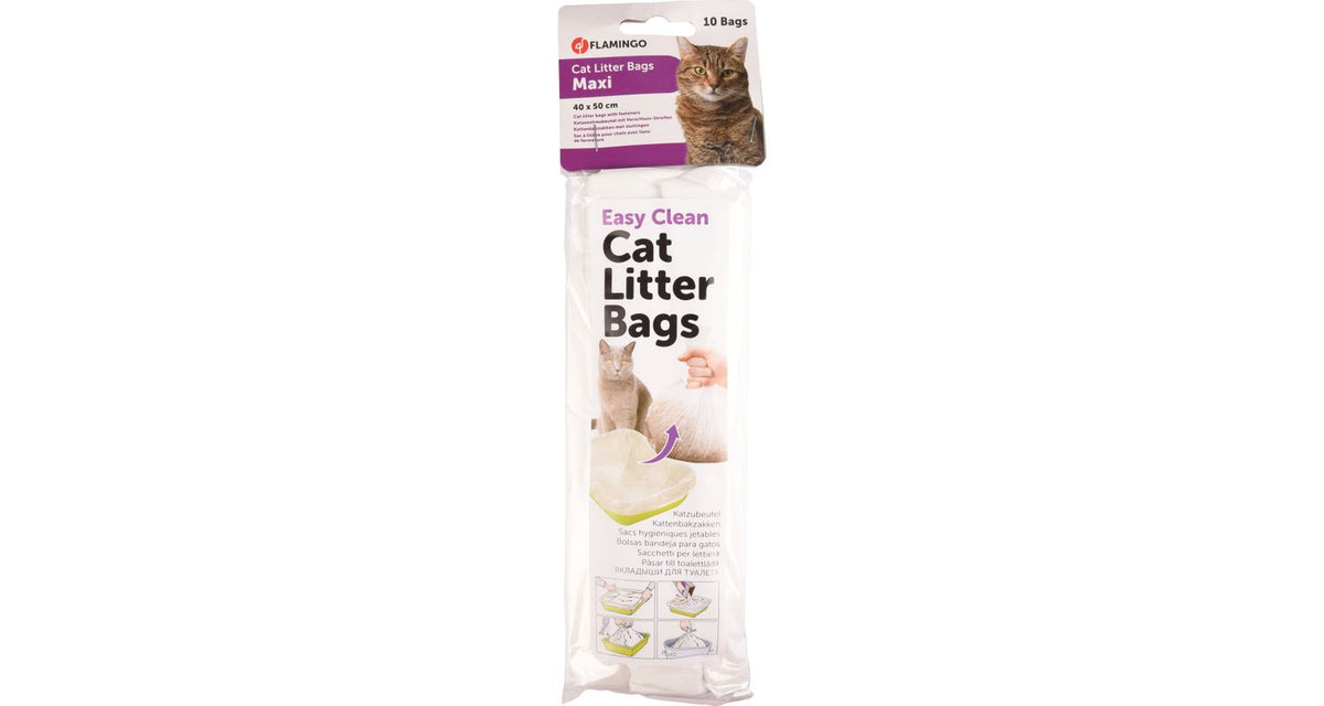 Flamingo Arena Cat Litter Bags, 10 Pcs