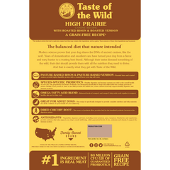 Taste of Wild High prairie Canine Recipe with Roasted Bison & Roasted Venison