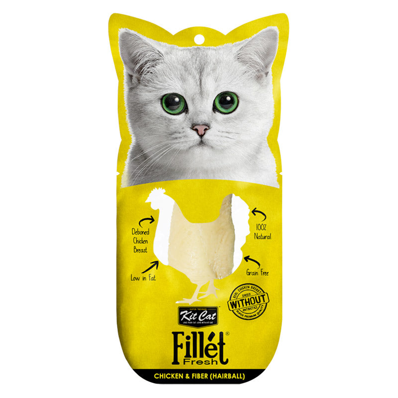 Kit Cat Fillet Chicken & Fiber (Hairball)