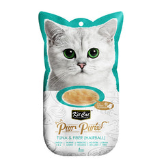 Kit Cat Puree Tuna & Fiber (Hairball)