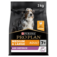 Purina Pro Plan Age Defence Medium and Large Senior 7 , Dry Dog food with Chicken