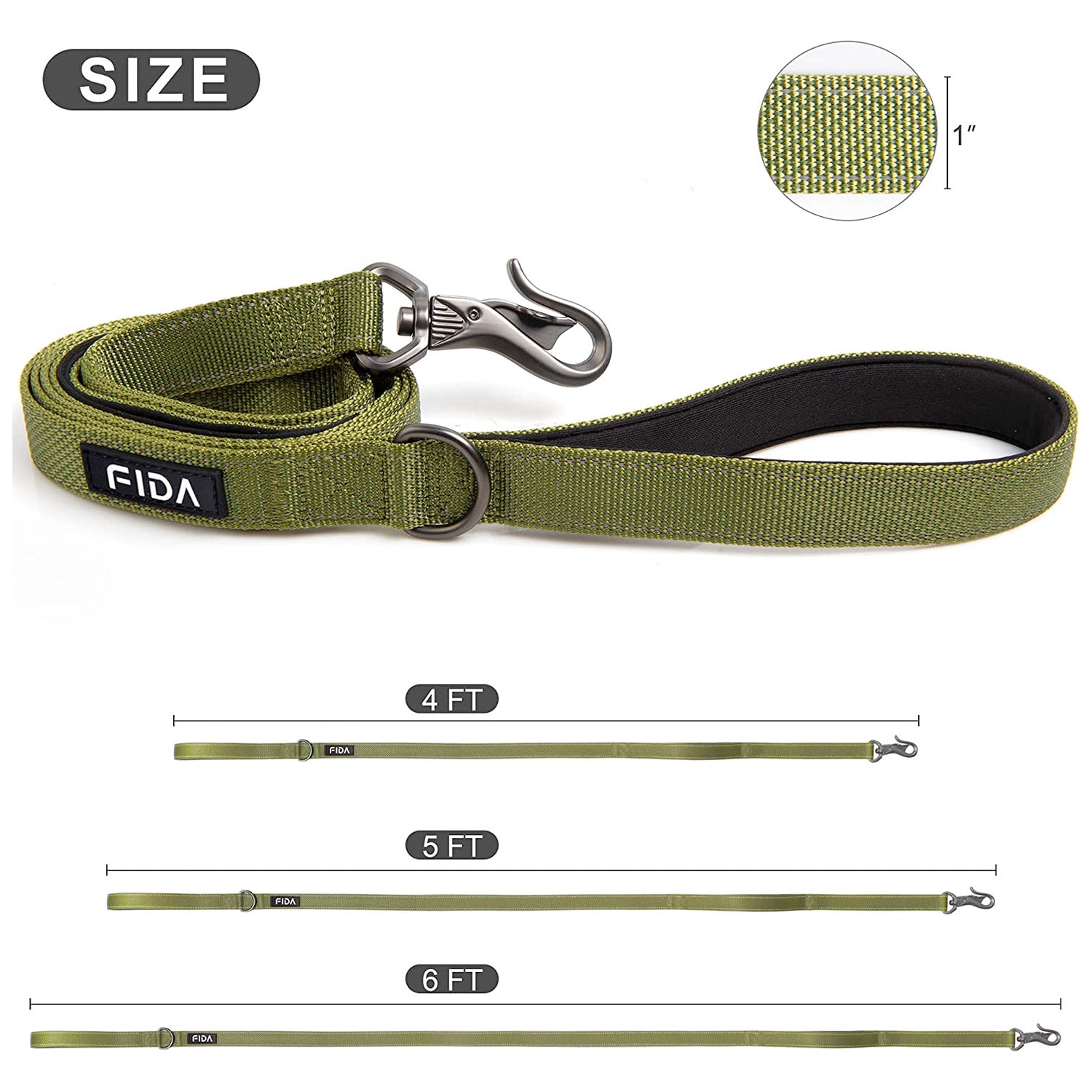 Fida Heavy Duty Dog Leash