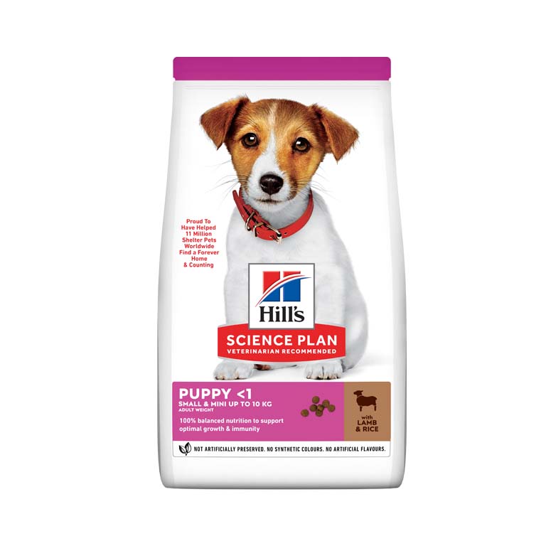 Hill's Science Plan Small & Mini Puppy Food with Lamb & Rice