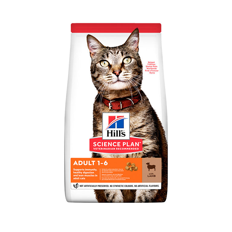 Hill's Science Plan Adult Cat Food With Lamb 