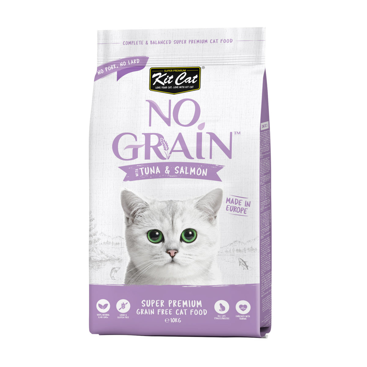 Kit Cat No Grain Super Premium Cat Food with Tuna & Salmon