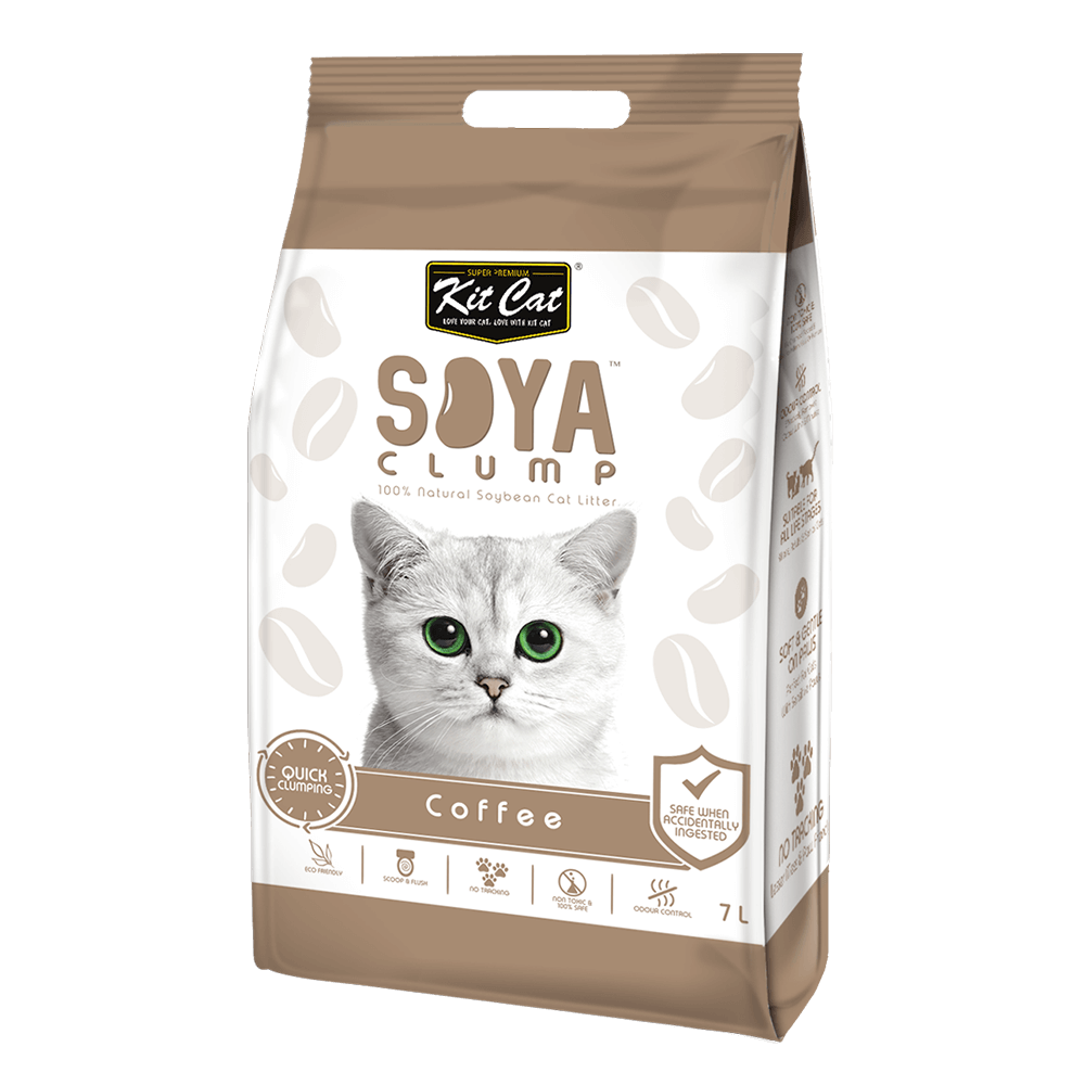 Kit Cat SoyaClump Soyabean Litter Coffee