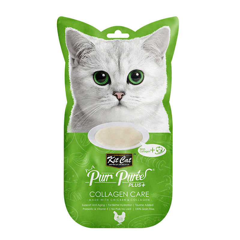 Kit Cat Puree Plus CollagenCare (Chicken)