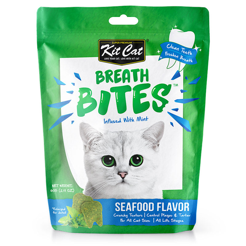 Kit Cat Breath Bites Seafood Flavor