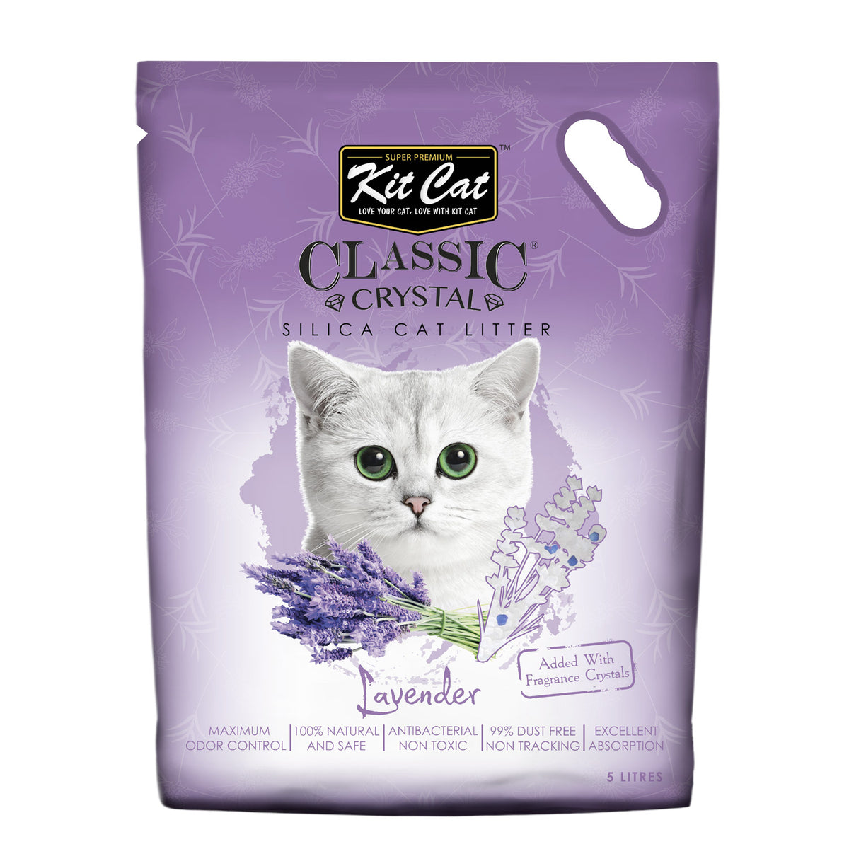 Kit Cat Classic Crystal Cat Litter ? Lavender