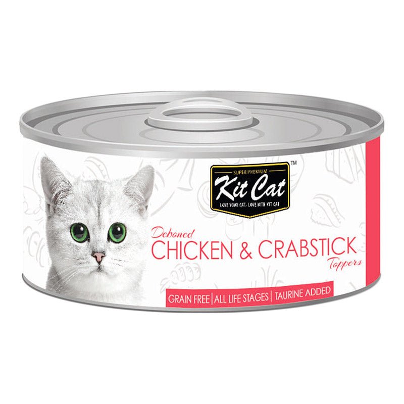 Kit Cat-Tin- Chicken & Crabstick Toppers