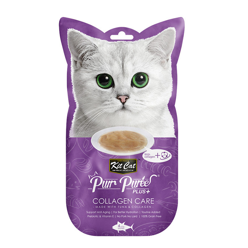 Kit Cat Puree Plus CollagenCare (Tuna)