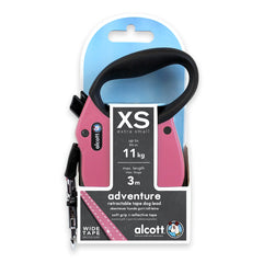 Alcott Adventure Retractable Leash, Extra Small (3m)