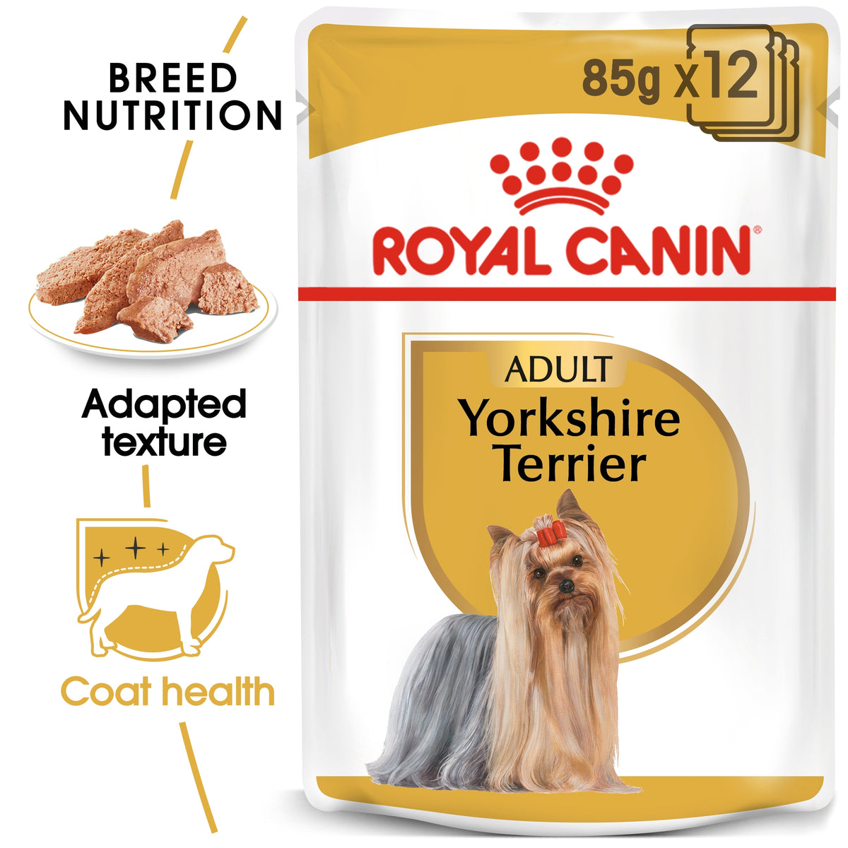 Breed Health Nutrition Yorkshire Adult (WET FOOD - Pouches)