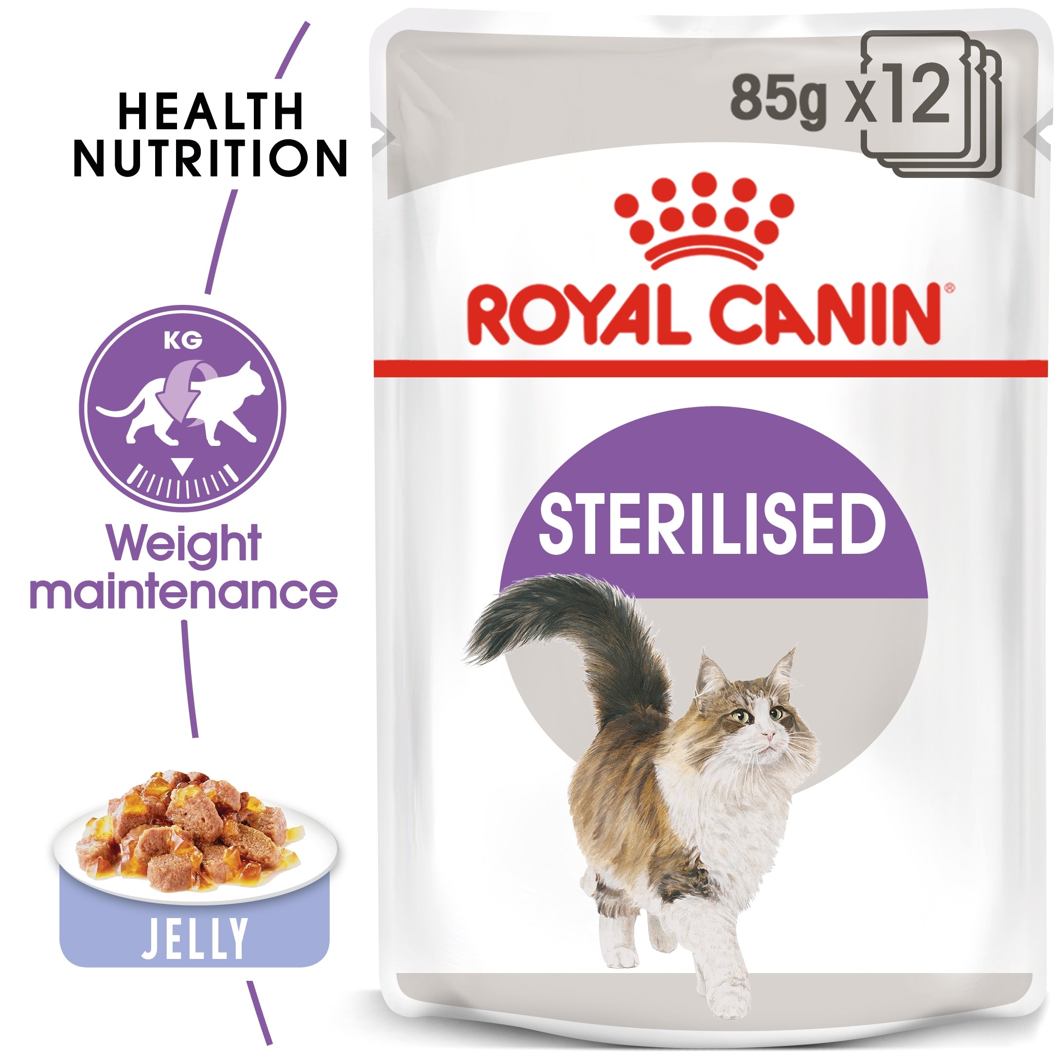 Feline Health Nutrition Sterilised Jelly