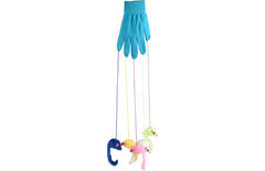 Flamingo Cat Toy Glove with Mice