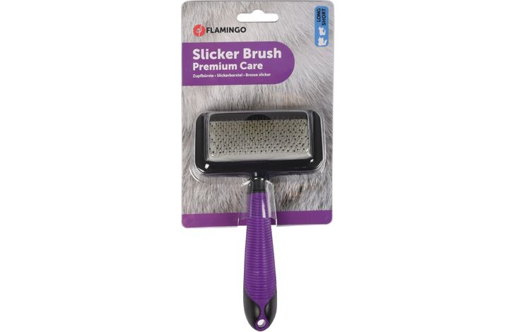 Flamingo Cat Slicker Brush